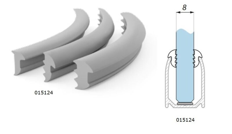 Uszczelka szyby 8 mm