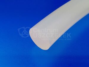 Sznur silikonowy transparent fi 10 mm lity 60 Sha