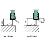 Uszczelka kabiny prysznicowej 10-12 mm